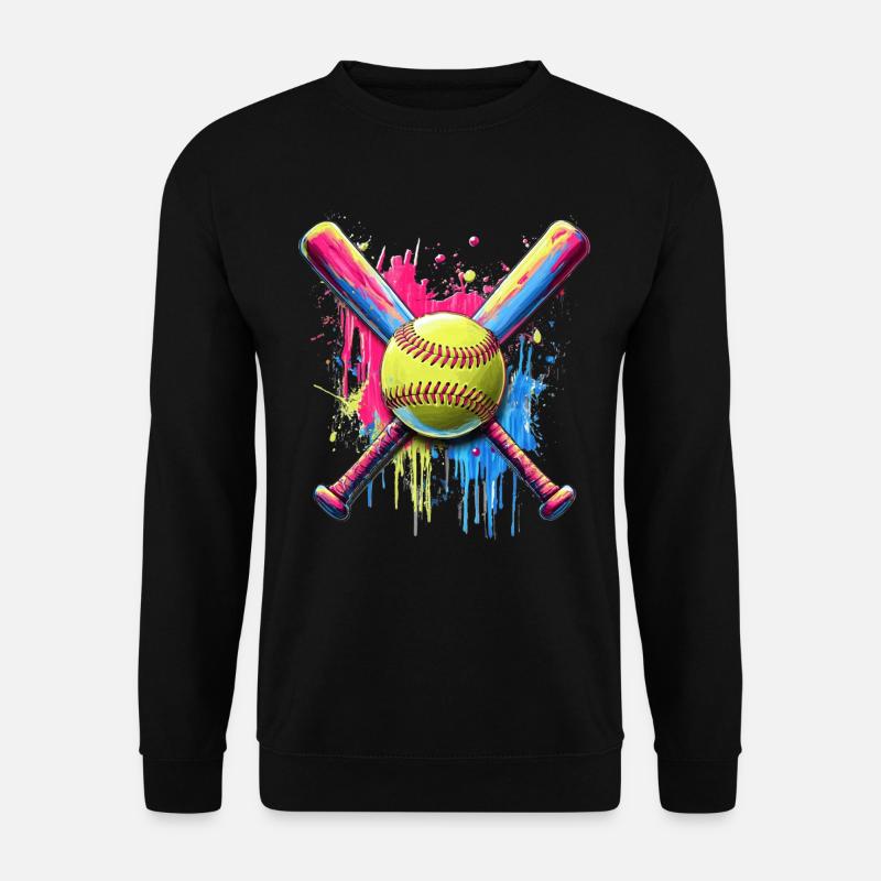 Softball - Unisex Pullover - Schwarz