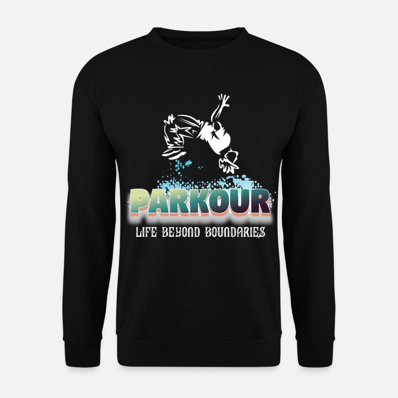 Parkour Life Beyond Boundaries - Unisex Sweatshirt - black
