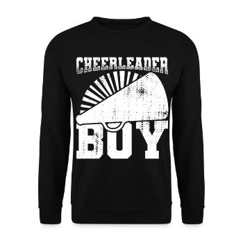 Garçon pom-pom girl - Sweat-shirt Unisexe - noir - Devant - Alina (178cm) & Michal (187cm)