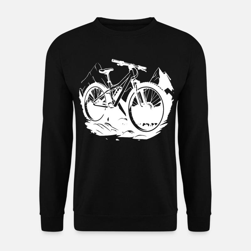 Mountain Bike Graphics - Unisex Sweatshirt - black