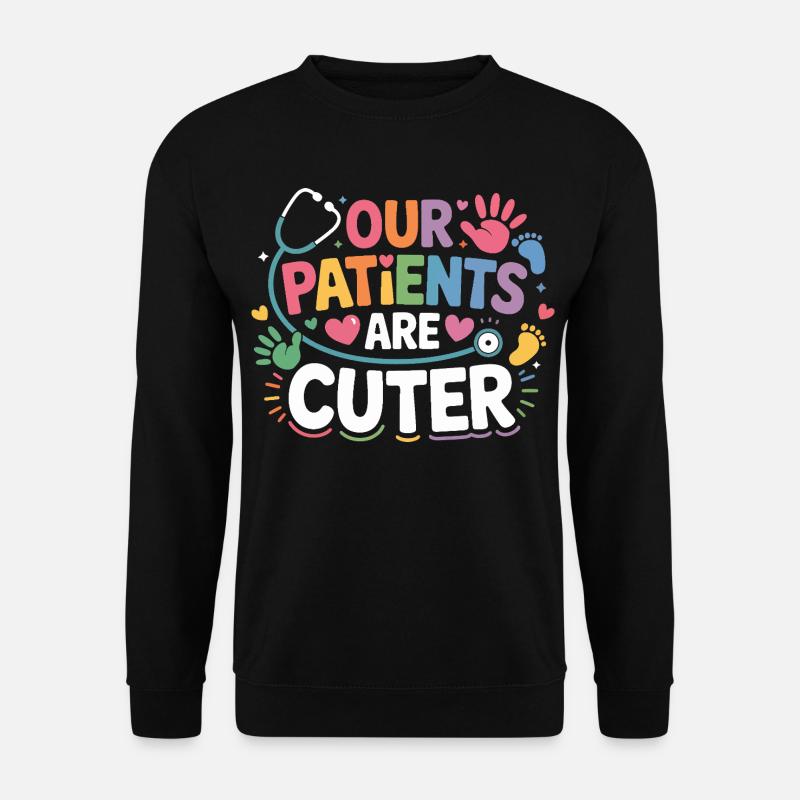 Unsere Patienten sind CutER - Unisex Pullover - Schwarz