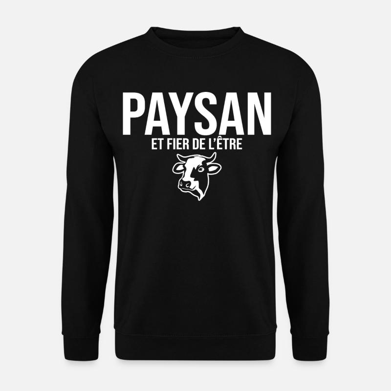 Bauer und stolz darauf - Unisex Pullover - Schwarz