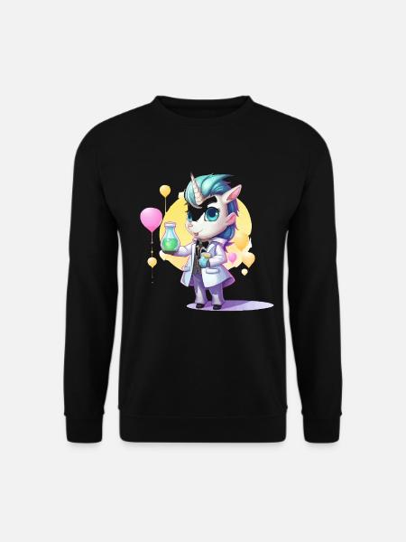 Unicorn Science Lab - Unisex Sweatshirt - black
