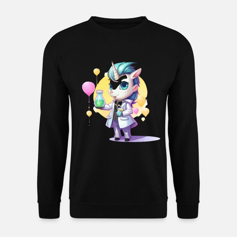 Unicorn Science Lab - Unisex Sweatshirt - black
