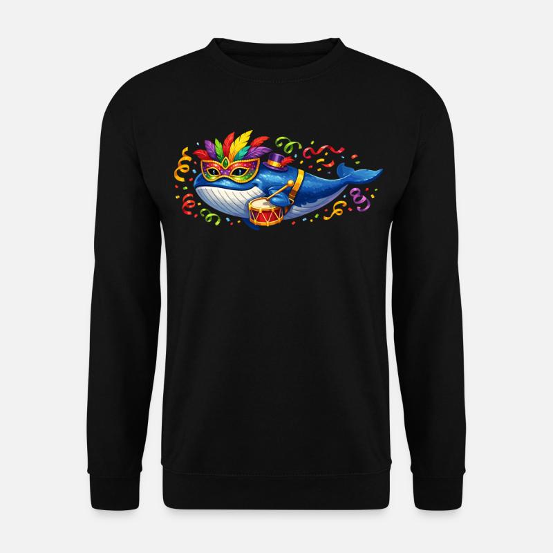 Karnewal Karneval Fasching Geschenk - Unisex Pullover - Schwarz