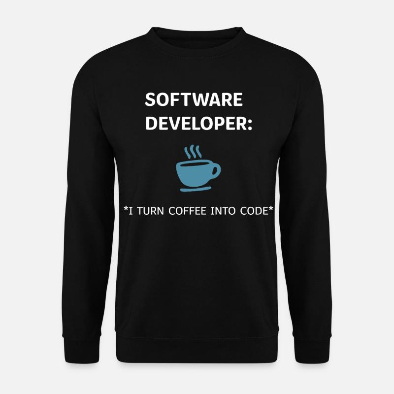 Software Developer - Coffee Edition - Unisex Sweatshirt - black