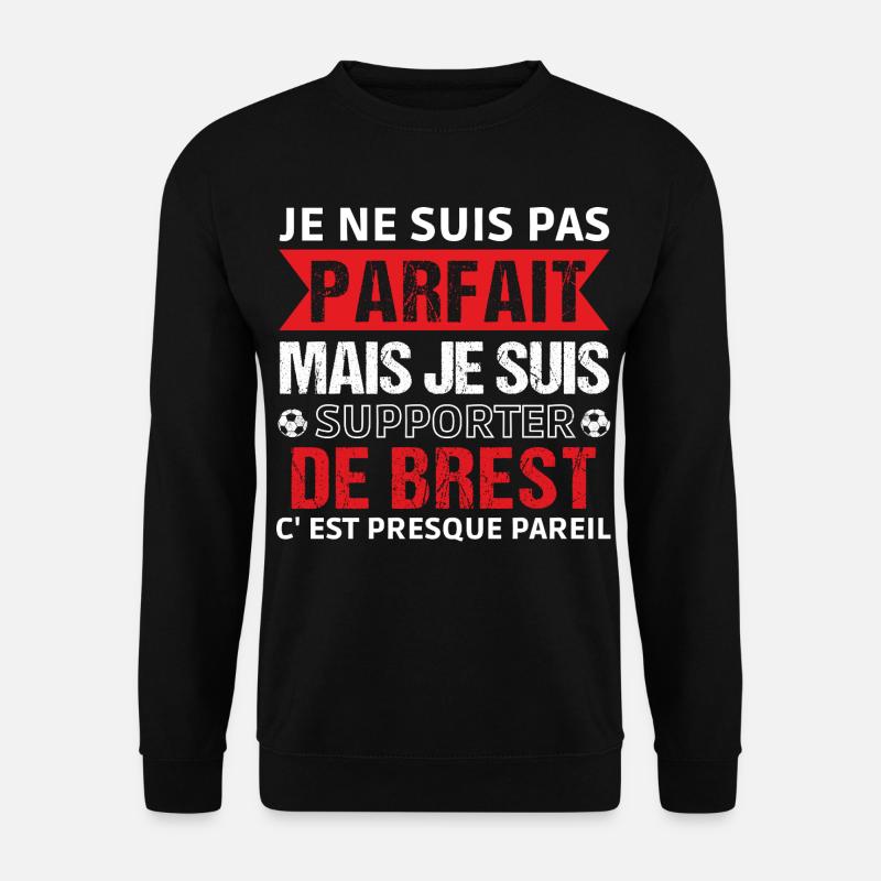 Brest-Supporter Brest Fußballgeschenk - Unisex Pullover - Schwarz