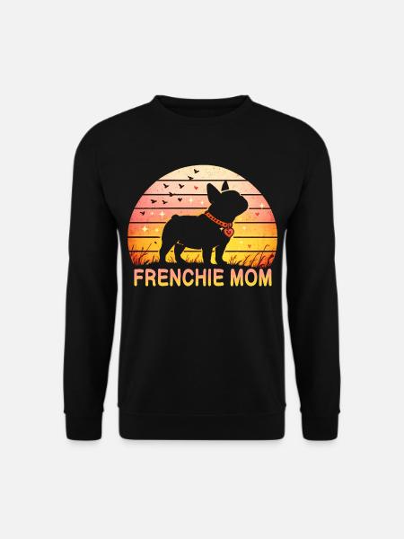 Frenchie Mom - Unisex Pullover - Schwarz