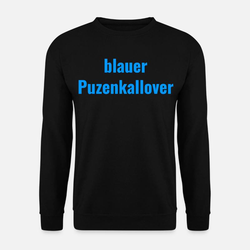 blauer Puzenkallover - Unisex Pullover - Schwarz