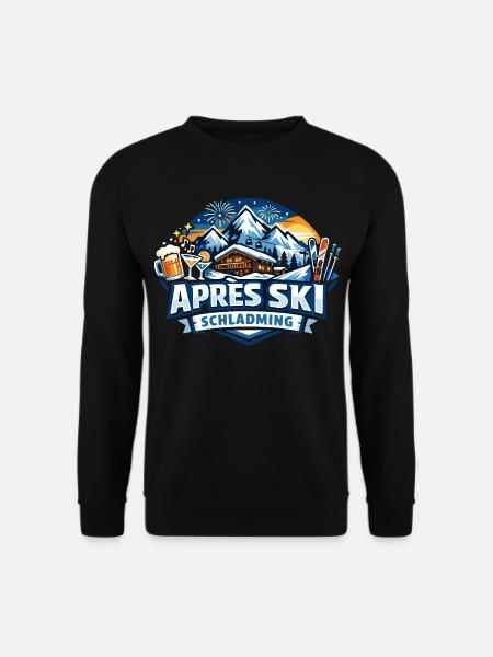 Après Ski Schladming - Unisex Sweatshirt - black