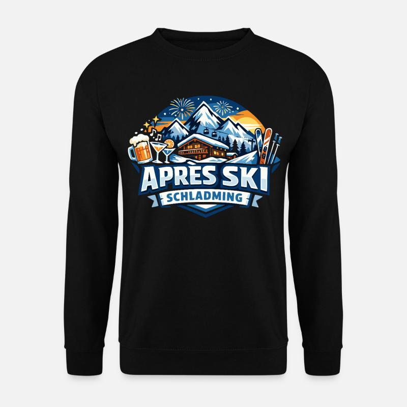 Après Ski Schladming - Sweat-shirt Unisexe - noir