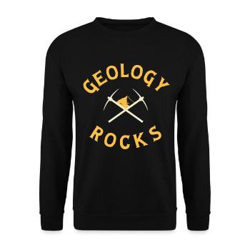 Geologie - Unisex Pullover - Schwarz - Vorne - Alina (178cm) & Michal (187cm)