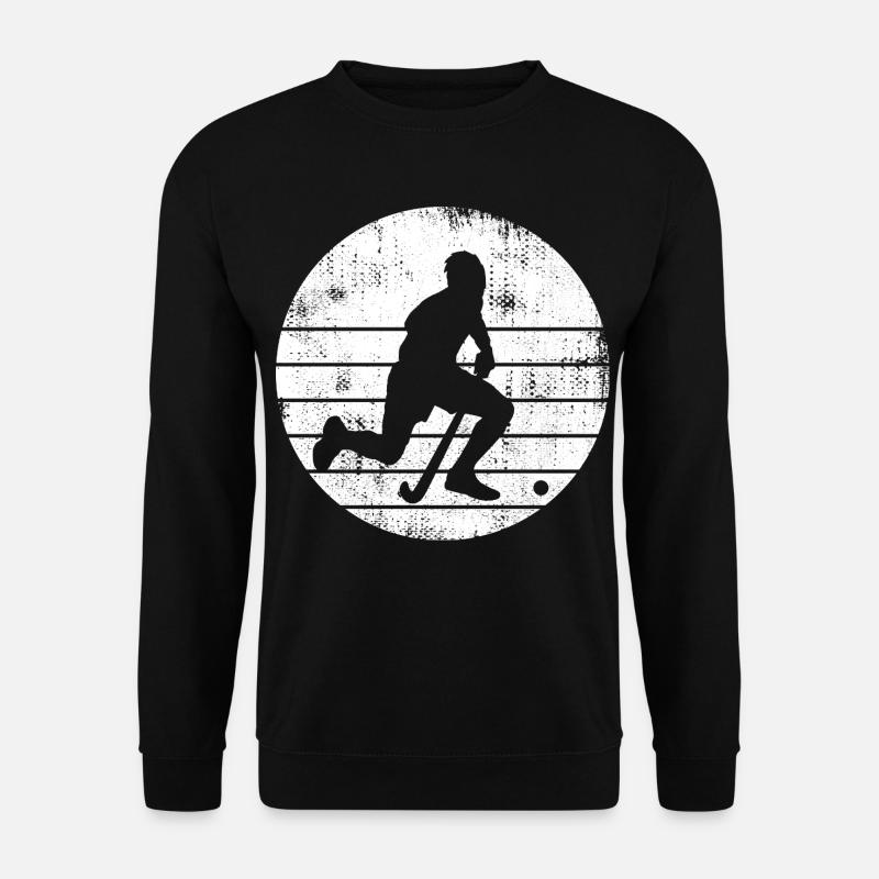 Hockeyspieler Skizze - Unisex Pullover - Schwarz