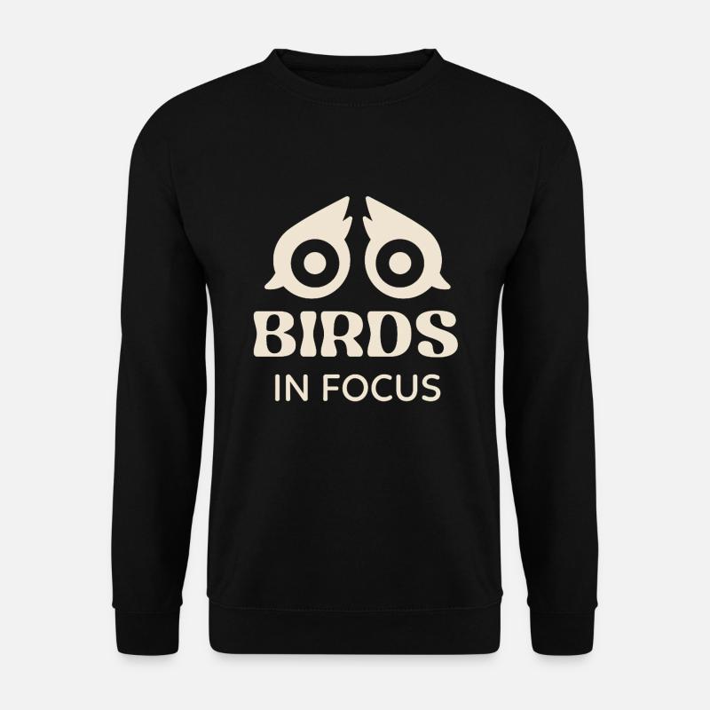 Birds in Focus - Unisex Sweatshirt - black
