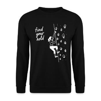 Femmes chemises de bloc – Trouvez vos marques - Sweat-shirt Unisexe - noir - Devant - Alina (178cm) & Michal (187cm)