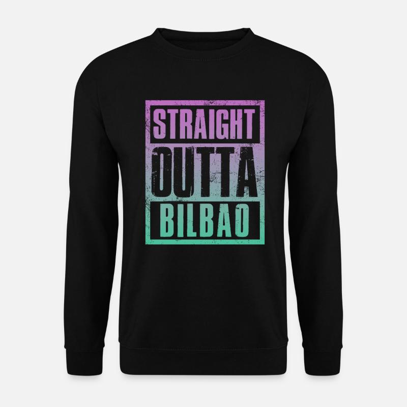 Straight outta Bilbao - Unisex Pullover - Schwarz
