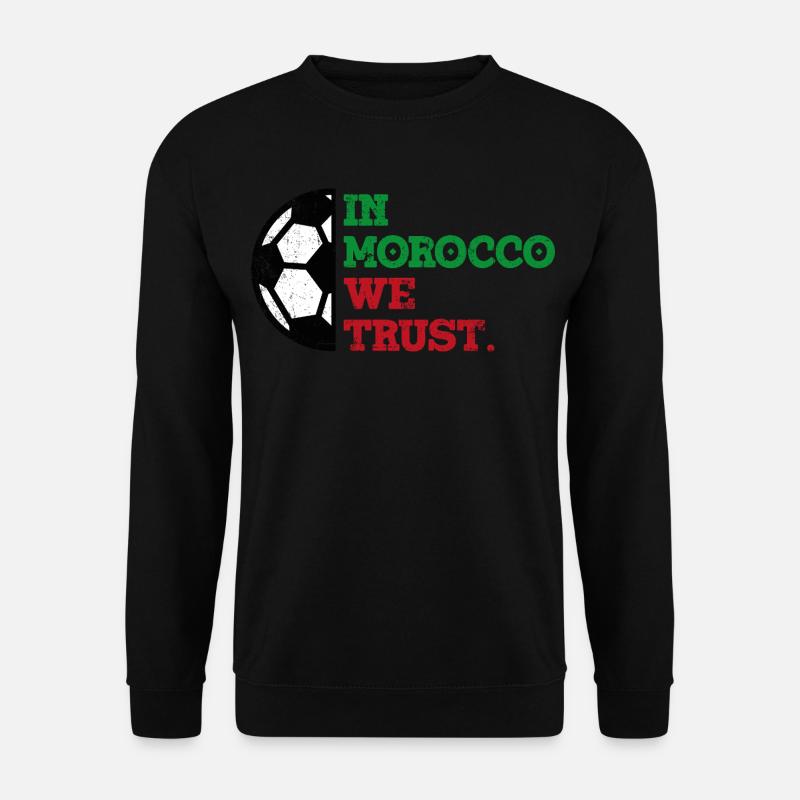 In Morocco we trust - Unisex Pullover - Schwarz