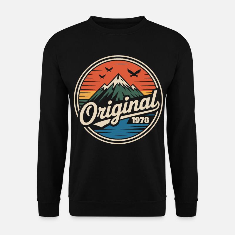 Originales Retro-Jubiläum von 1978 - Unisex Pullover - Schwarz