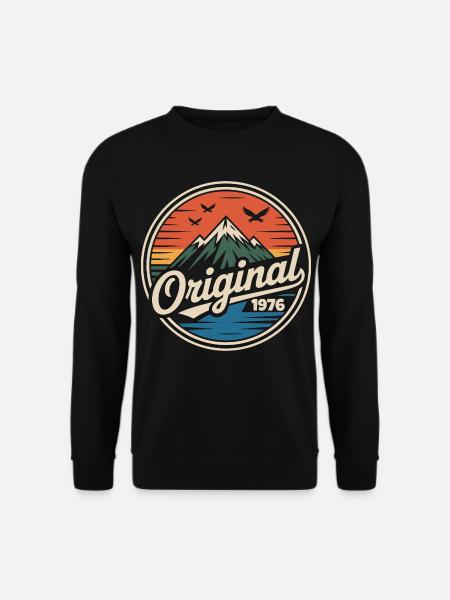 Originales Retro-Jubiläum von 1976 - Unisex Pullover - Schwarz