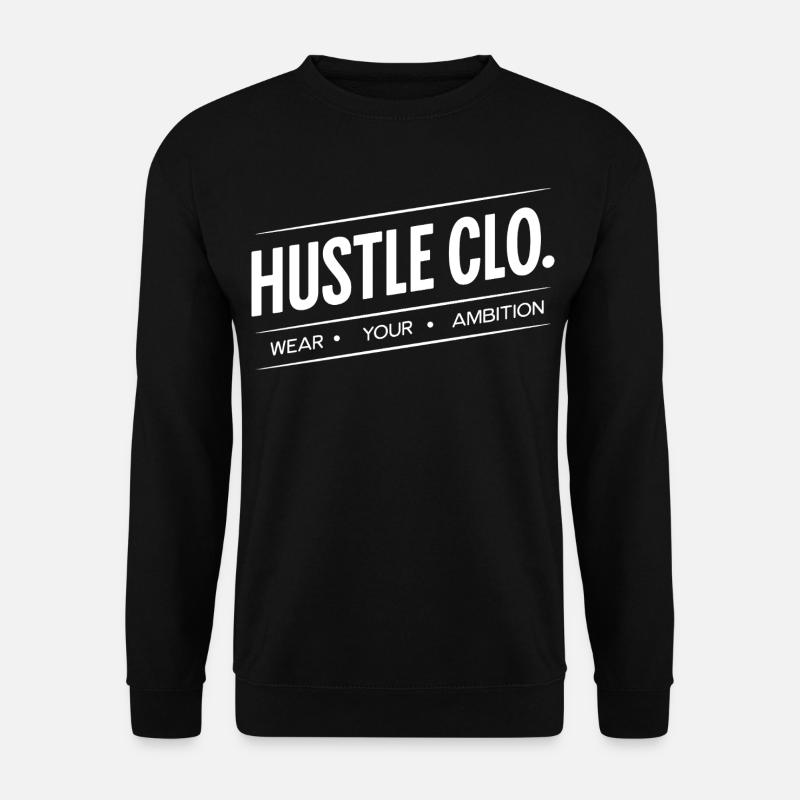 Hustle Clo Ambition Logo - Unisex Pullover - Schwarz