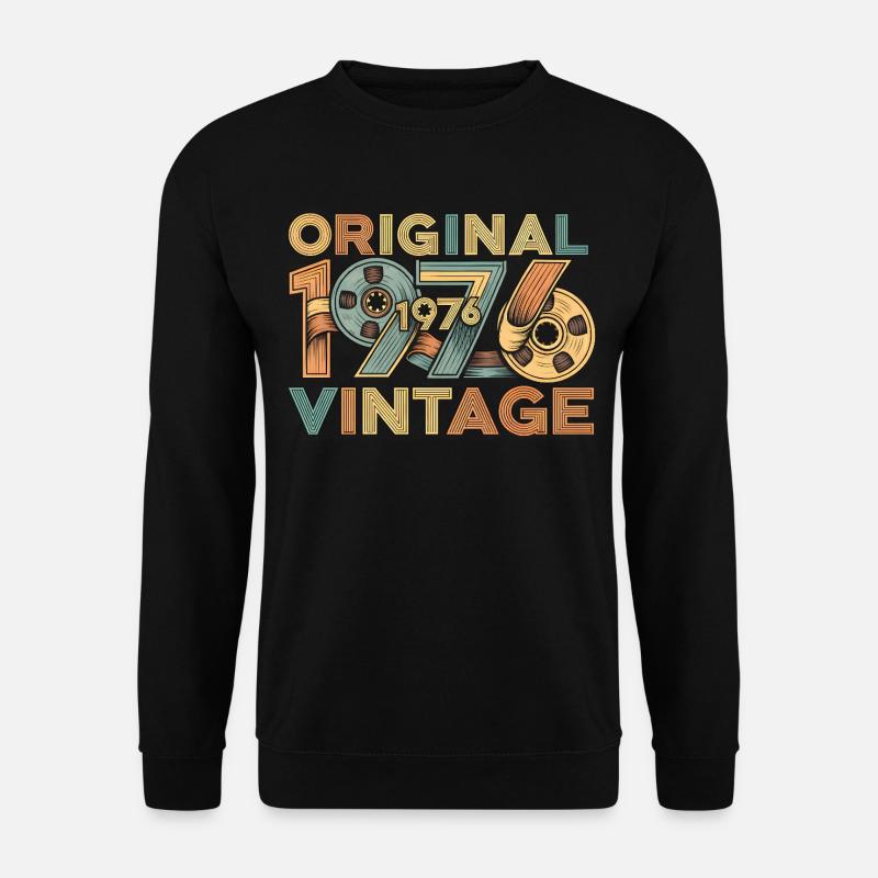 Original 1976 Retro - Unisex Pullover - Schwarz