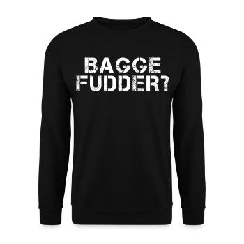 BAGGEFUDDER Hessisch Spruch Hessen lustig - Sweat-shirt Unisexe - noir - Devant - Alina (178cm) & Michal (187cm)