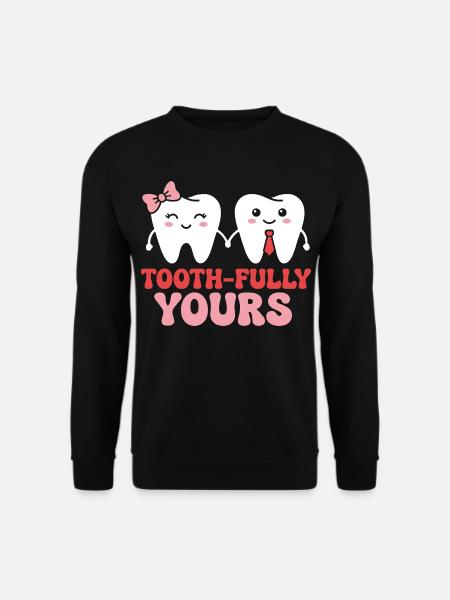 Couple Dental Assistant Dentist - Unisex Sweatshirt - black