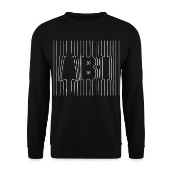 Lifelines | Abi 2026 - Abitur - Gift - Unisex Sweatshirt - black - Front - Alina (178cm) & Michal (187cm)