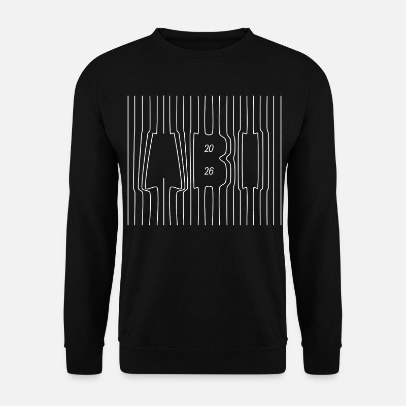 Lebenslinien | Abi 2026 - Abitur - Geschenk - Unisex Pullover - Schwarz