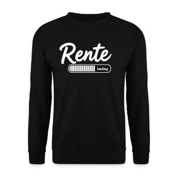 Chargement de la pension 2026 Enfin à la retraite - Sweat-shirt Unisexe - noir - Devant - Alina (178cm) & Michal (187cm)