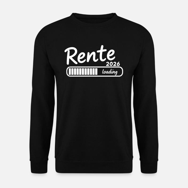 Pension 2026 loading Finally retirement - Unisex Sweatshirt - black