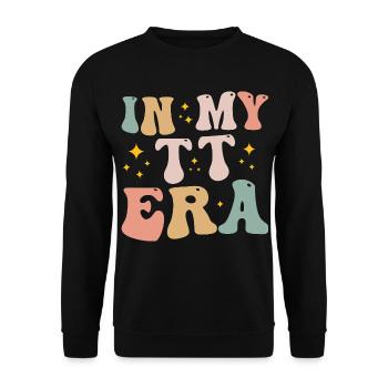 Meine neue Ära der Superoma, Tante - Unisex Pullover - Schwarz - Vorne - Alina (178cm) & Michal (187cm)