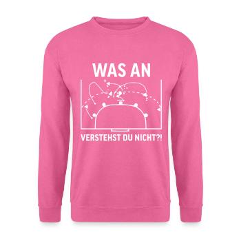 Coach de handball Mouvement drôle - Sweat-shirt Unisexe - rose - Devant