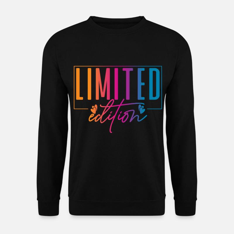 Limited Edition - Unisex Pullover - Schwarz