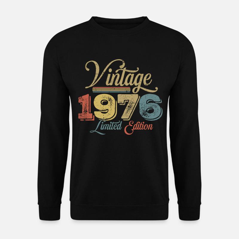 1976 50-års fødselsdag - Unisex sweater - sort