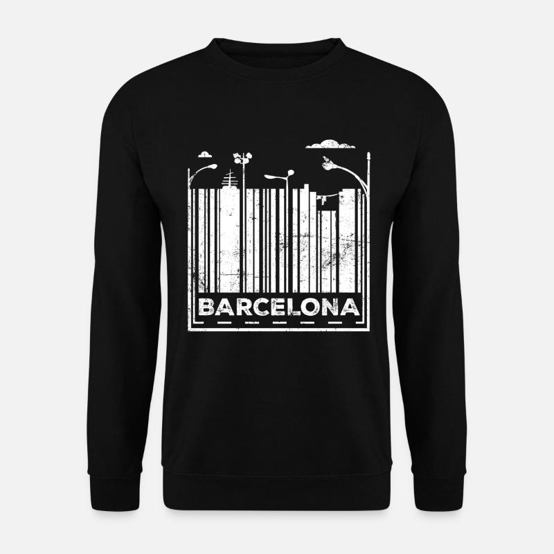 Barcelona City - Unisex Pullover - Schwarz