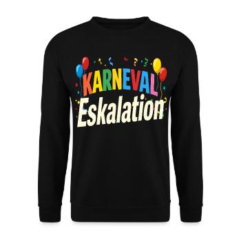 Escalade du carnaval - Sweat-shirt Unisexe - noir - Devant - Alina (178cm) & Michal (187cm)