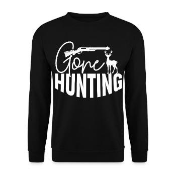 Gone Hunting - Unisex Pullover - Schwarz - Vorne - Alina (178cm) & Michal (187cm)