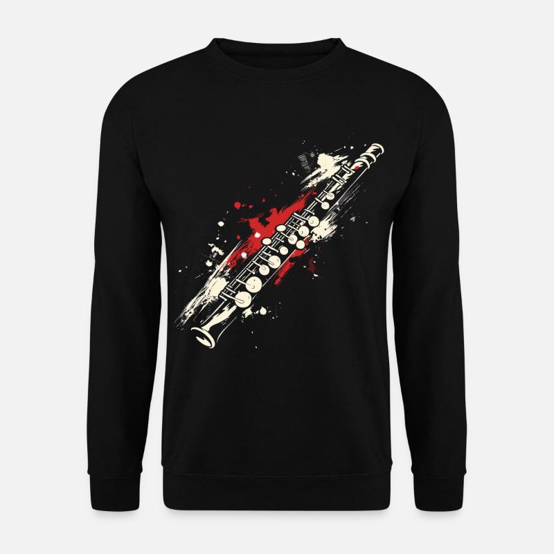 Graffiti de flûte - Sweat-shirt Unisexe - noir