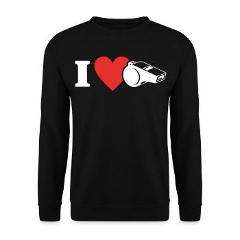 Les sauveteurs adorent les nageurs sauveteurs - Sweat-shirt Unisexe - noir - Devant - Alina (178cm) & Michal (187cm)