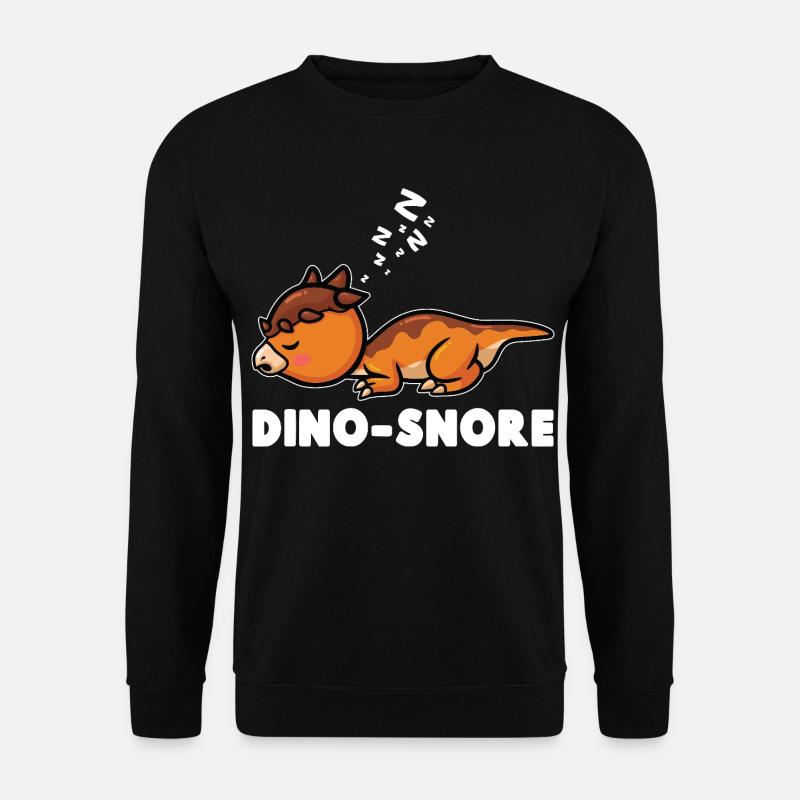  Dinosaur Paleontology Dino Sleeping - Unisex Sweatshirt - black