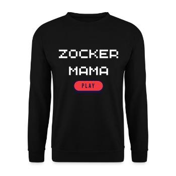 Gambler Mom - Unisex Sweatshirt - black - Front - Alina (178cm) & Michal (187cm)