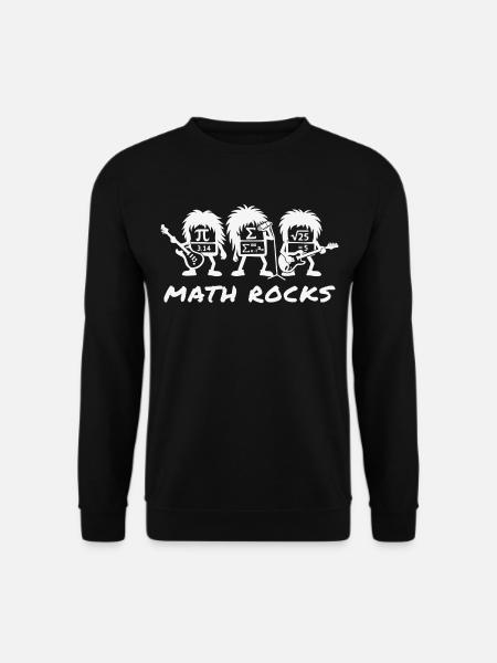 Les maths déchirent les formules Humour scolaire - Sweat-shirt Unisexe - noir