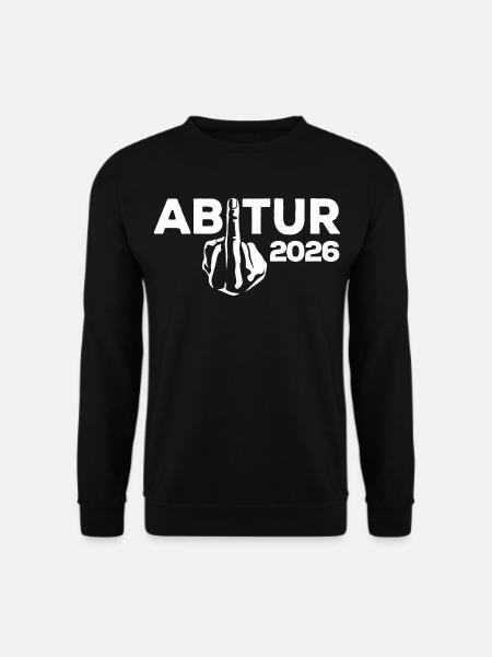 ABI 2026 Middle Finger Abitur - Gift - Unisex Sweatshirt - black