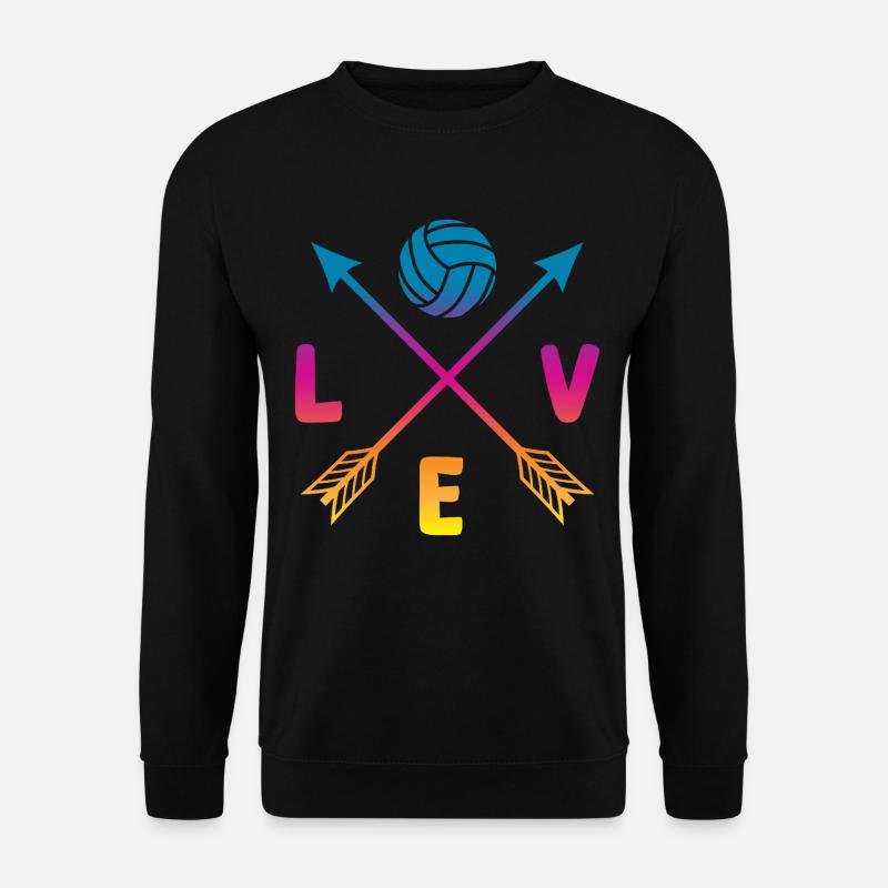 Volleyball Love - Unisex Pullover - Schwarz