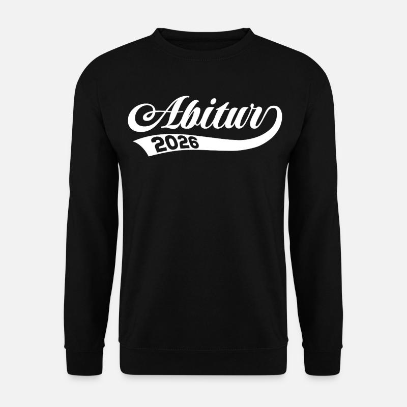 Abi 2026 - Abitur - Retro Geschenk - Unisex Pullover - Schwarz