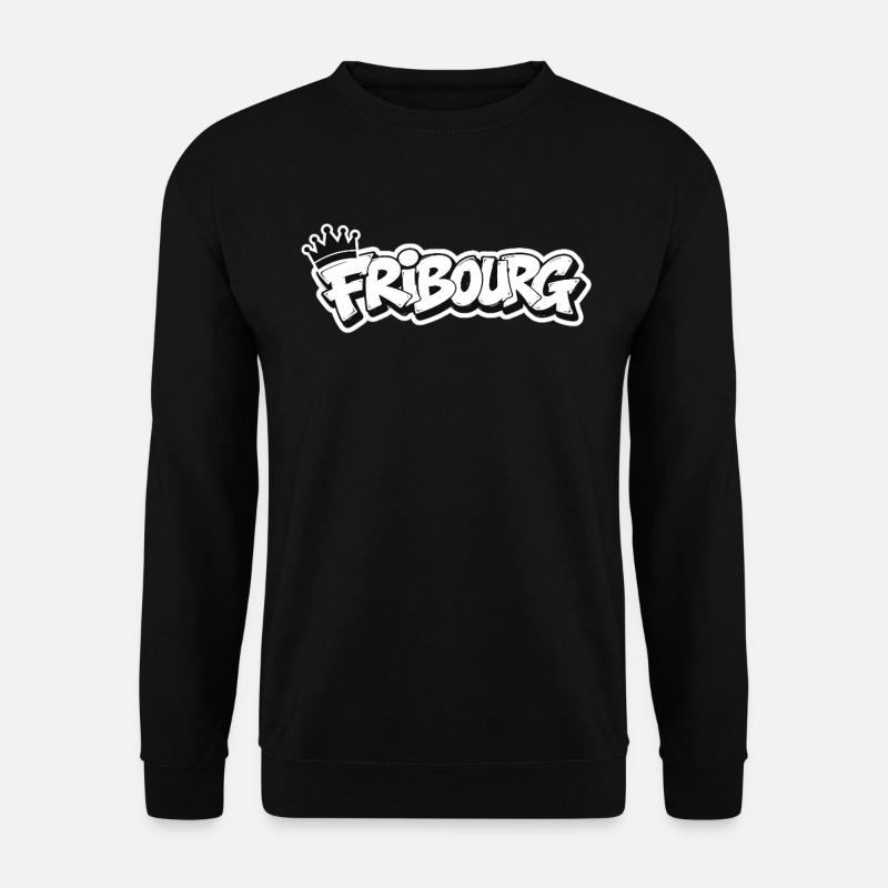 Fribourg Graffiti King - Unisex Pullover - Schwarz