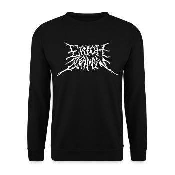 Erich_Zann - Sweat-shirt Unisexe - noir - Devant - Alina (178cm) & Michal (187cm)
