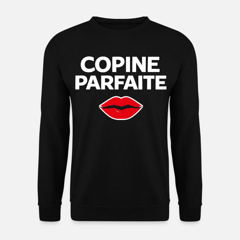 Perfekte Freundin, Humor, Geschenkidee, Frau - Unisex Pullover - Schwarz