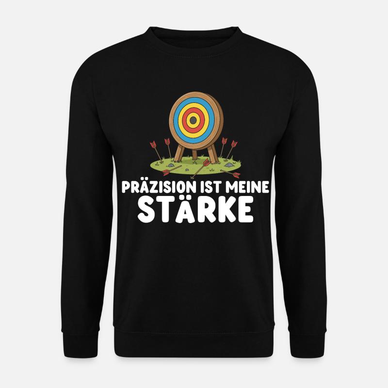 Precision is my strength - Archery - Unisex Sweatshirt - black